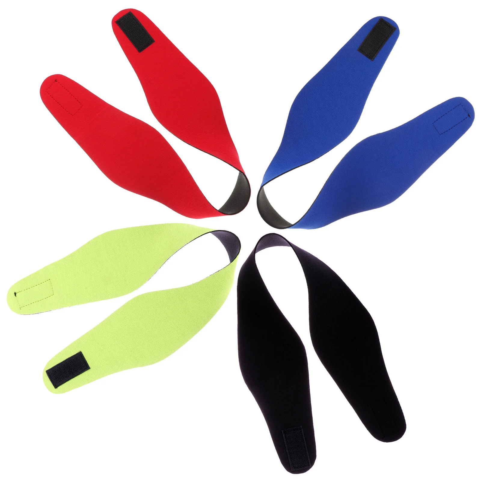 

4Pcs Swimming Headband Ear Protection Colored Diving Sports Headband for Kids Adults Elastic Comfortable Water Sports