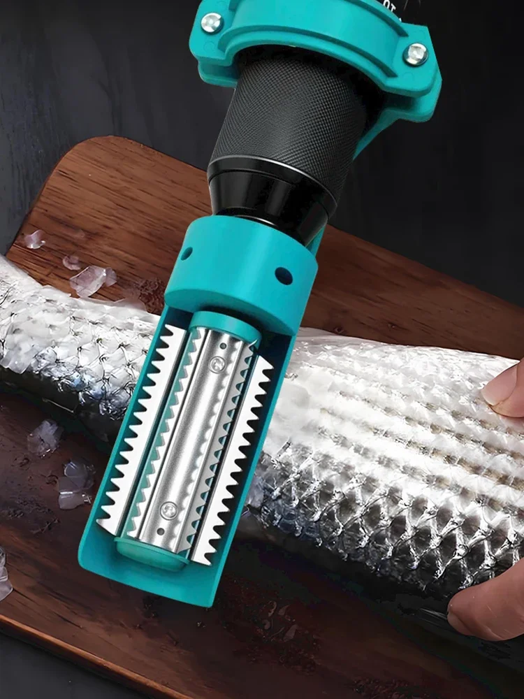 

Electric Portable Scale Scraper Automatic Fish Descaler Tool Fish Scale Knife Seafood Tools for Market Home