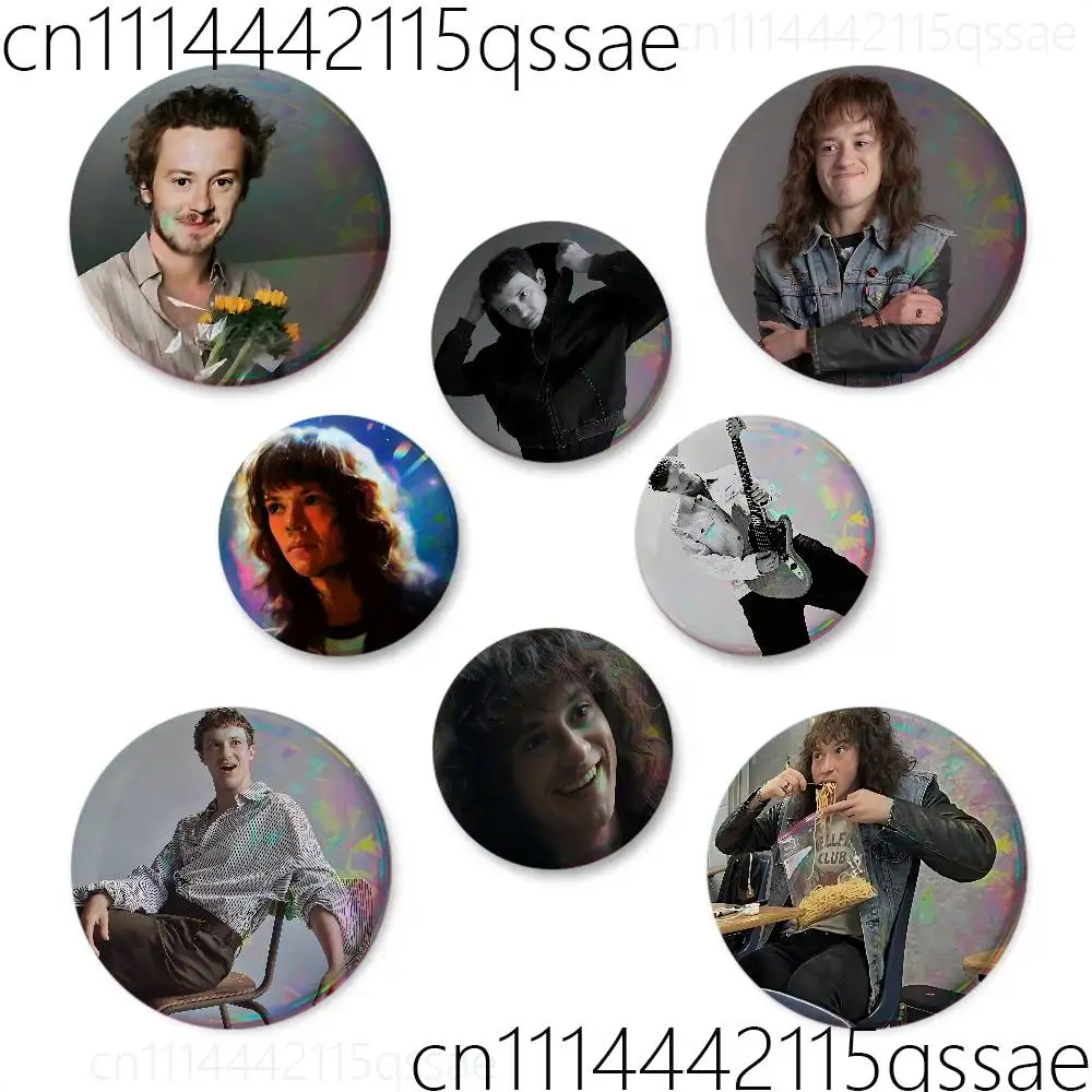 Actor J-Joseph Quinn 75mm Button Pins Handmade Brooches for Clothes Backpack Decoration Cartoon Badge