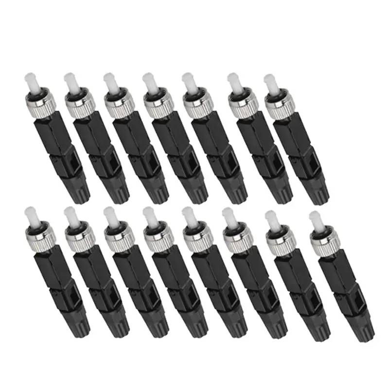 AAAEL-FC Single-Mode Optical Fiber Cable Splice Connector 15Pcs Cold Splice Pre-Buried Fiber Optic Quick Connectors
