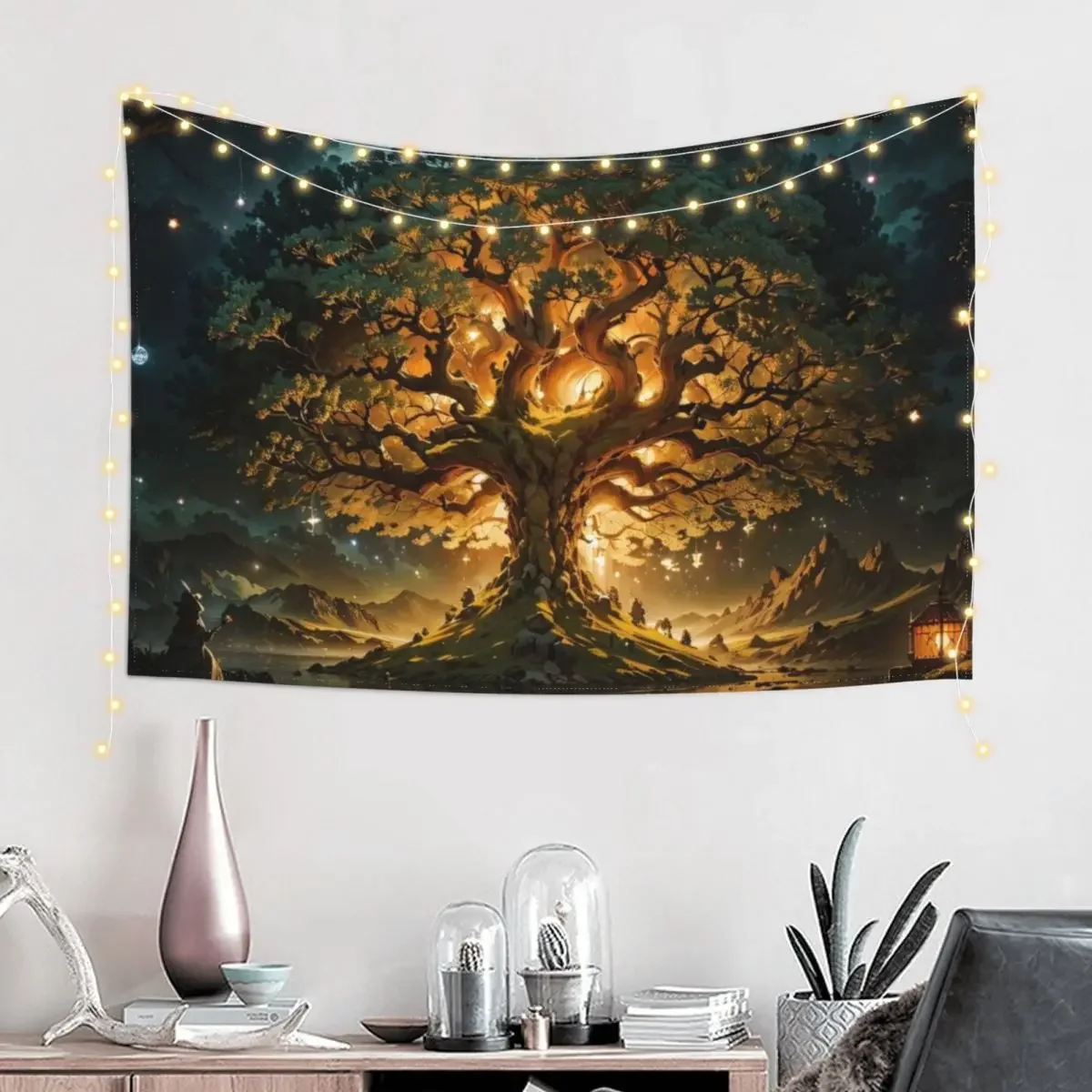 Whimsical Tree of Life Harmony Jigsaw Puzzles - Nature's Enchanting Tapestry Decorative Paintings Nordic Home Decor Tapestry