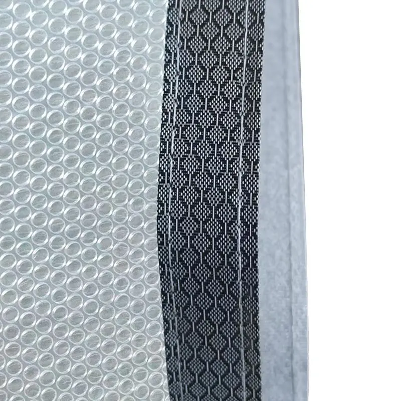 Thickened side opening bubble film partition door curtain winter partition cold and warm non perforated magnetic suction curtain