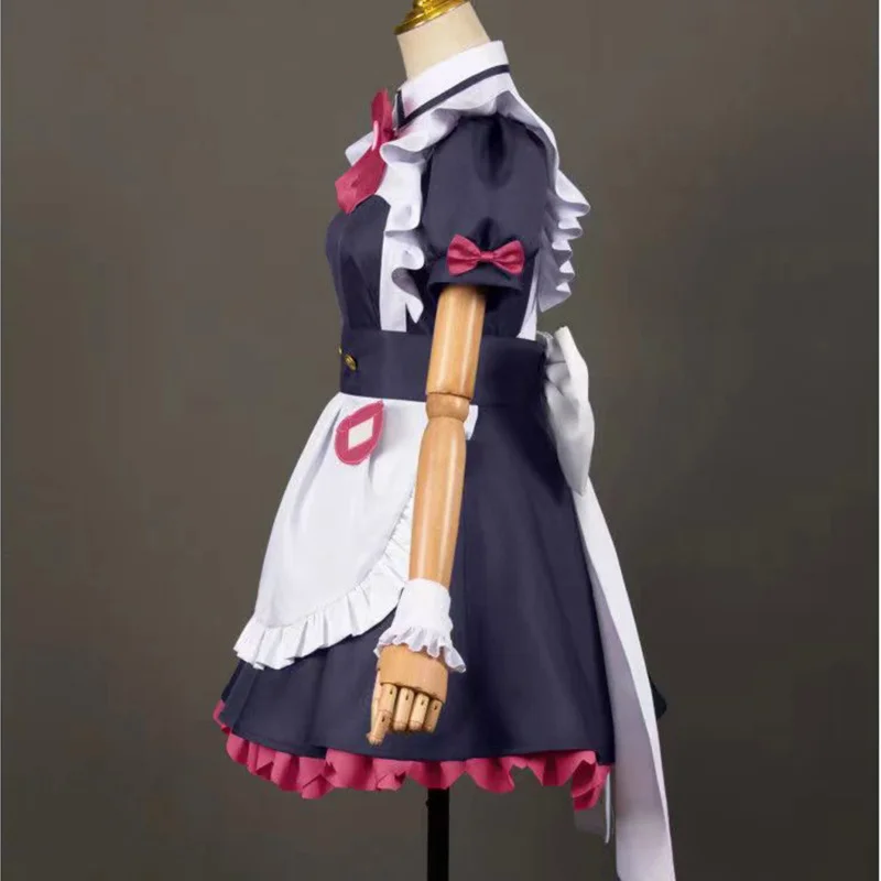 Anime Akiba Maid War Cosplay Costume parrucca waira Nagomi/Mannen Ranko cameriera vestito copricapo Ton Tokoton Yumechi Shiipon