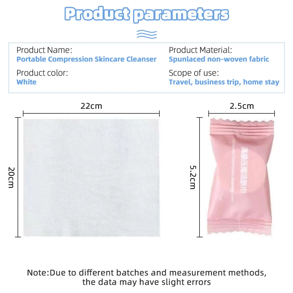 Compressed Towel Disposable Towel Travel Non-woven Face Towel Water Wet Wipe Face Care Tablet Outdoor Moistened Tissues 30/50pcs