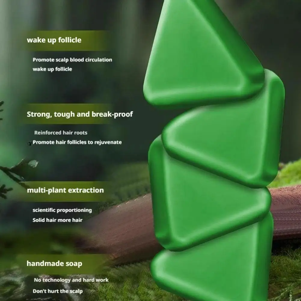 1/3 قطعة قضيب شامبو لتقوية جذور الشعر مع بلاتيكلاادوس أوسنيا عشب يتحكم في قشرة الزيت اليدوية شامبو مكثف صلب #5