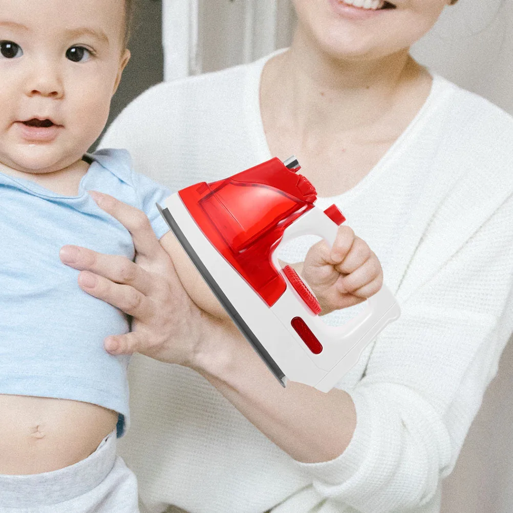 

2Pcs Kids Simulation Electric Iron Realistic Pretend Play Home Appliance Safe Role Play Learning Experience for Children