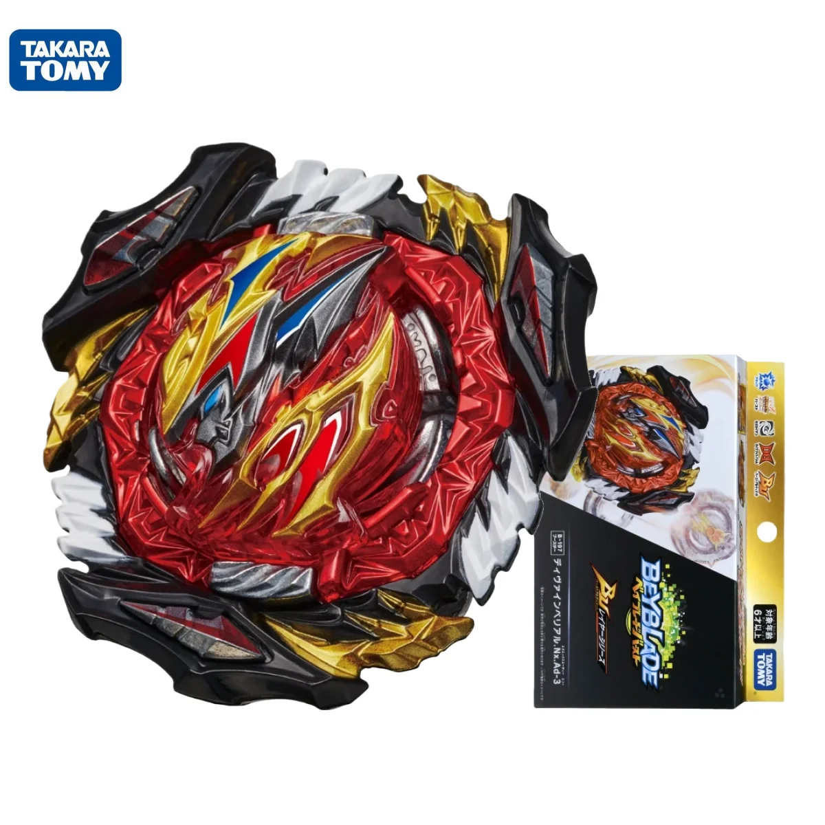 Оригинальный набор GENUINE TT Beysplayer BEYS B-197 Burst Devine / Divine Belial .Nx.Ad-3 Burst DB, новый, в оригинальной упаковке.
