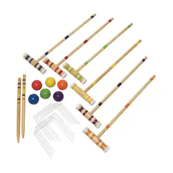 Lawn Croquet Game Set 2 Benchmarks for Yard Outdoor Games Sport Family