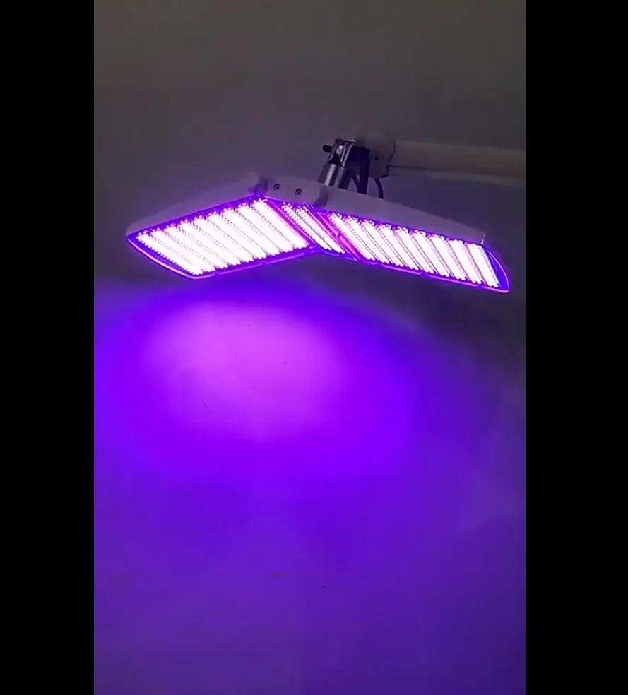 Seven-color light-emitting diode red and blue PDT lamp