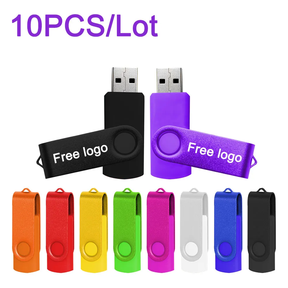 

10 шт./лот, бесплатный индивидуальный логотип, USB-накопитель, мини-накопитель, USB-флеш-накопитель, 128 ГБ, 32 ГБ, 16 ГБ, металлический диск Cle USB 4 ГБ, 256 МБ