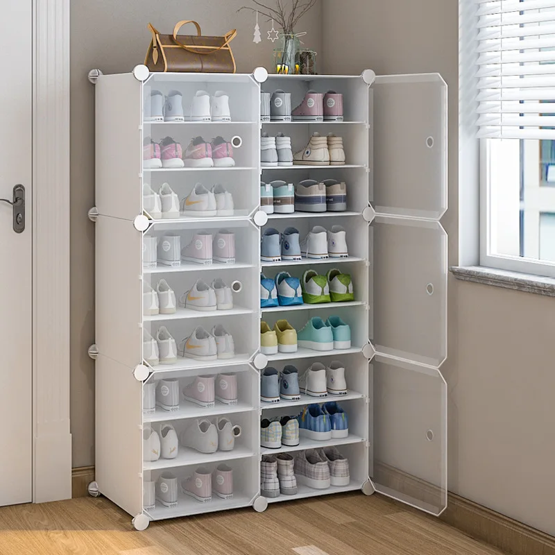 

Shoe cabinet household door simple balcony storage 2025 new corridor outer combination