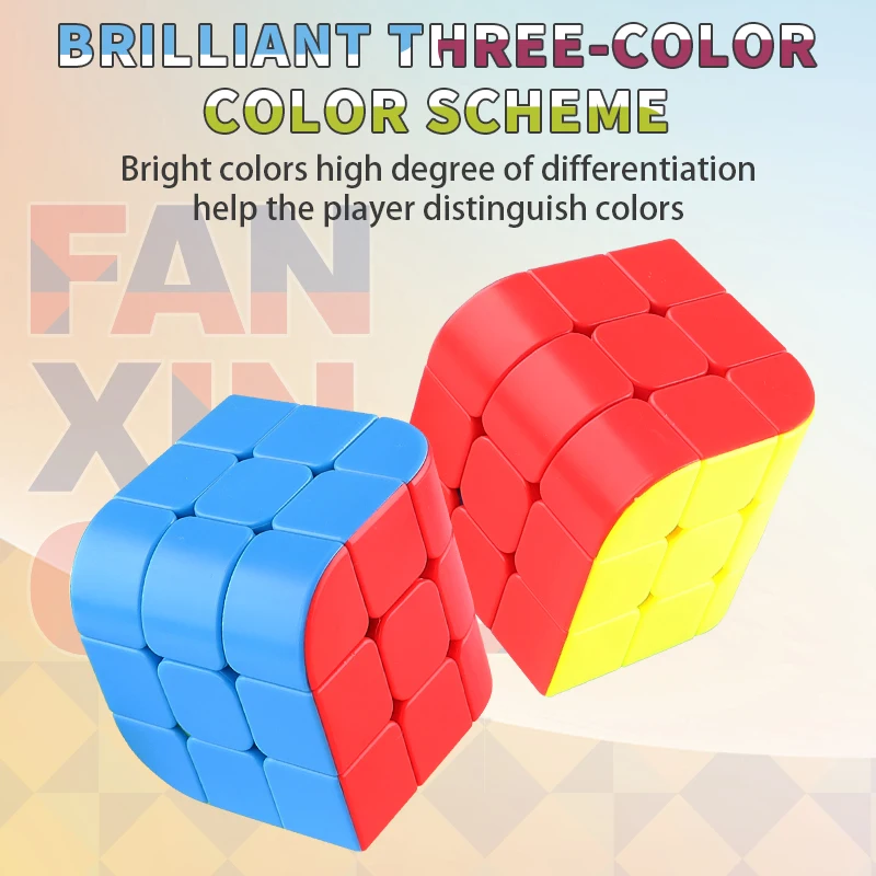 [Ecube]-مكعب ثلاثي الأدراج 3x3x3 ، مكعب سحري ، لغز ، لعبة تعليمية للأطفال