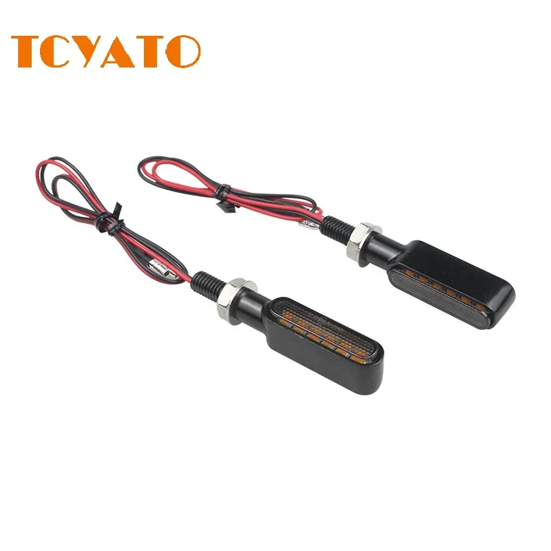 

TCYATO Motorcycle Turn Light 12V Clignotant Moto 6LED Mini Flashing Indicator Blinker Lamp For Honda For Yamaha For Cafe Racer