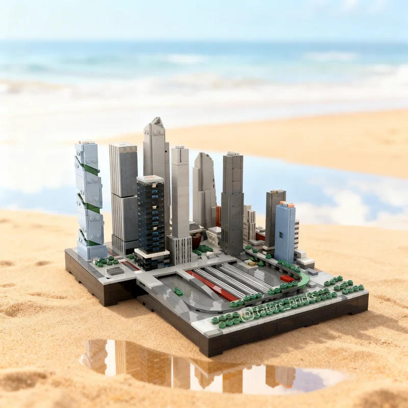 

4386pcs MOC Hudson Yards NYC Architecture Model Building Blocks DIY Gift Creative Collectible Display Decor Premium Adult Kids