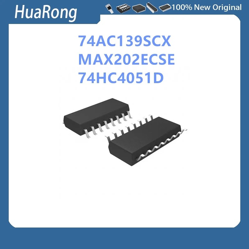 10Pcs/Lot 74AC139SCX 74AC139 AC139 MAX202ECSE MAX202E 74HC4051D 74HC4051