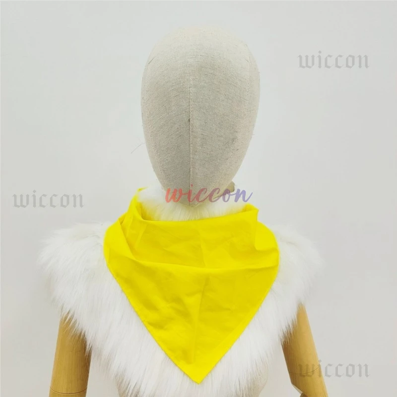 KigFursuit Cosplay Costume 73cm Triangular Scarf For Furry Beasts 5Colors Anti-wrinkle Scarf Furry Cub Shape Matching Decoration