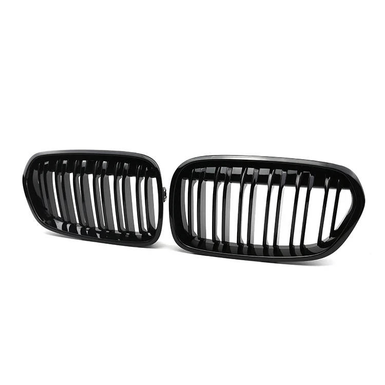 

Dual Slat ABS Glossy Black Front Bumper Kidney Grille Replace Bumper Grill For Bmw 1series F52 2016-2020