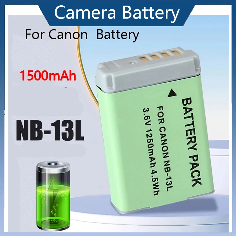 

1500MAH NB13L Camera Battery for Canon PowerShot G7X G9X SX620 SX720 NB-13L Digital Battery