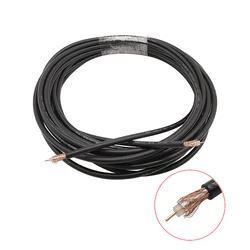 RG58 50 ohm RF Coaxial Cable Black RG-58 RG58U Coax Pigtail Wire Cables 3M 5M 10M 15M 20M 25M 30M 40M 50 Meters