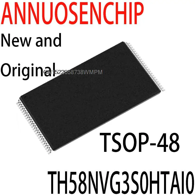 10PCS 8G(4G x 2)bit, generation: 24nm, VCC=2.7 to 3.6V New & original TSOP-48 TH58NVG3S0HTAI0