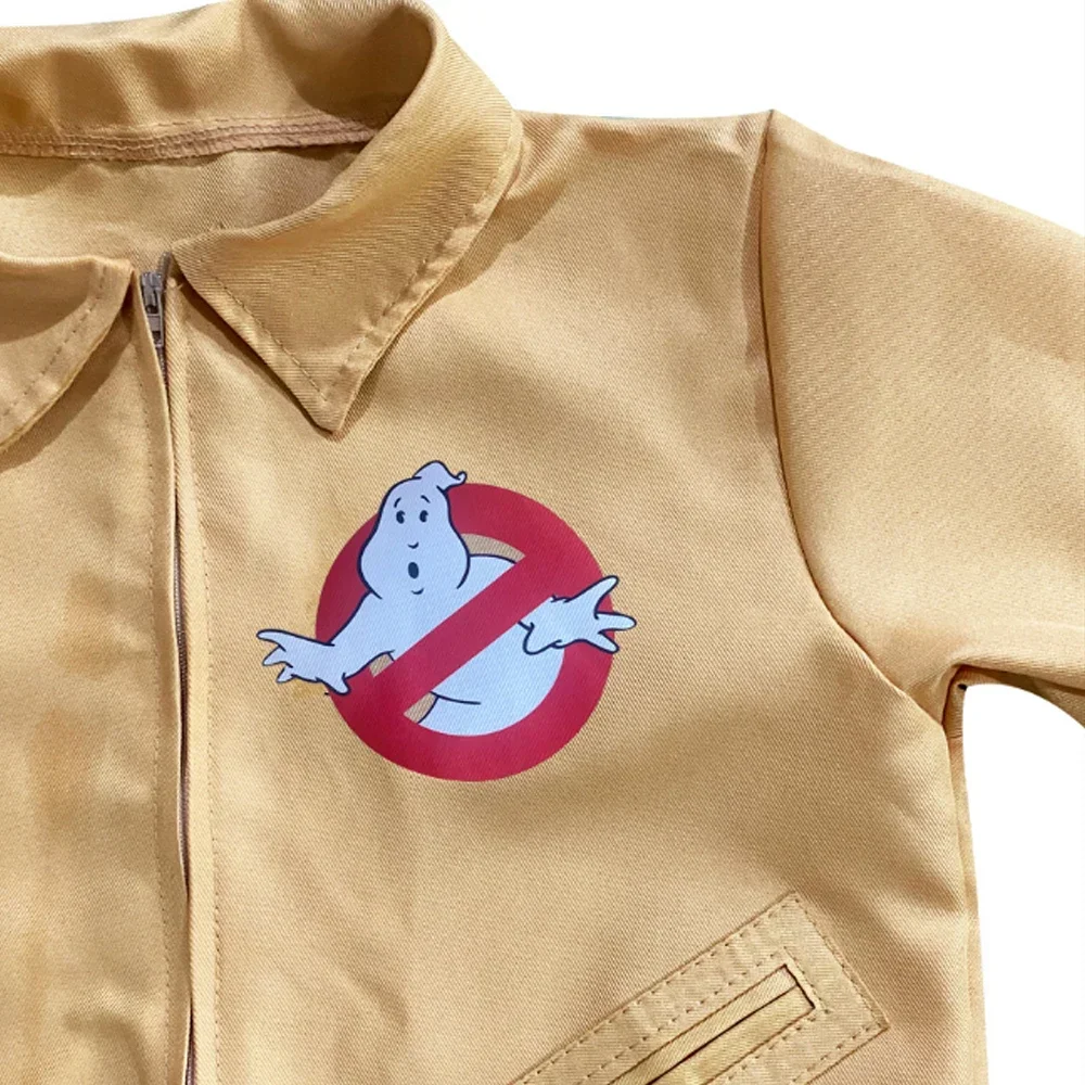 Ghostbusters ภาพยนตร์คอสเพลย์เครื่องแต่งกายเด็กผู้ใหญ่ฮาโลวีน Carnival Theme Party เสื้อผ้า Proton Pack แฟนคอลเลกชัน