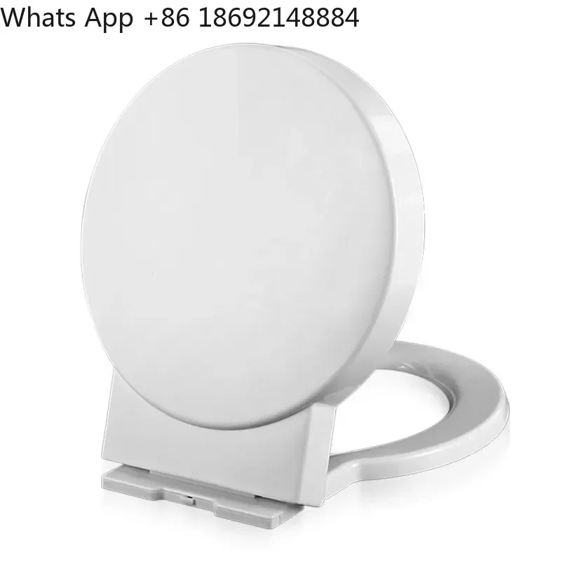 Flush Toilet Cover for Universal Household Thickened Old-fashioned Toilet Cover Plate Positive Round O-Shaped