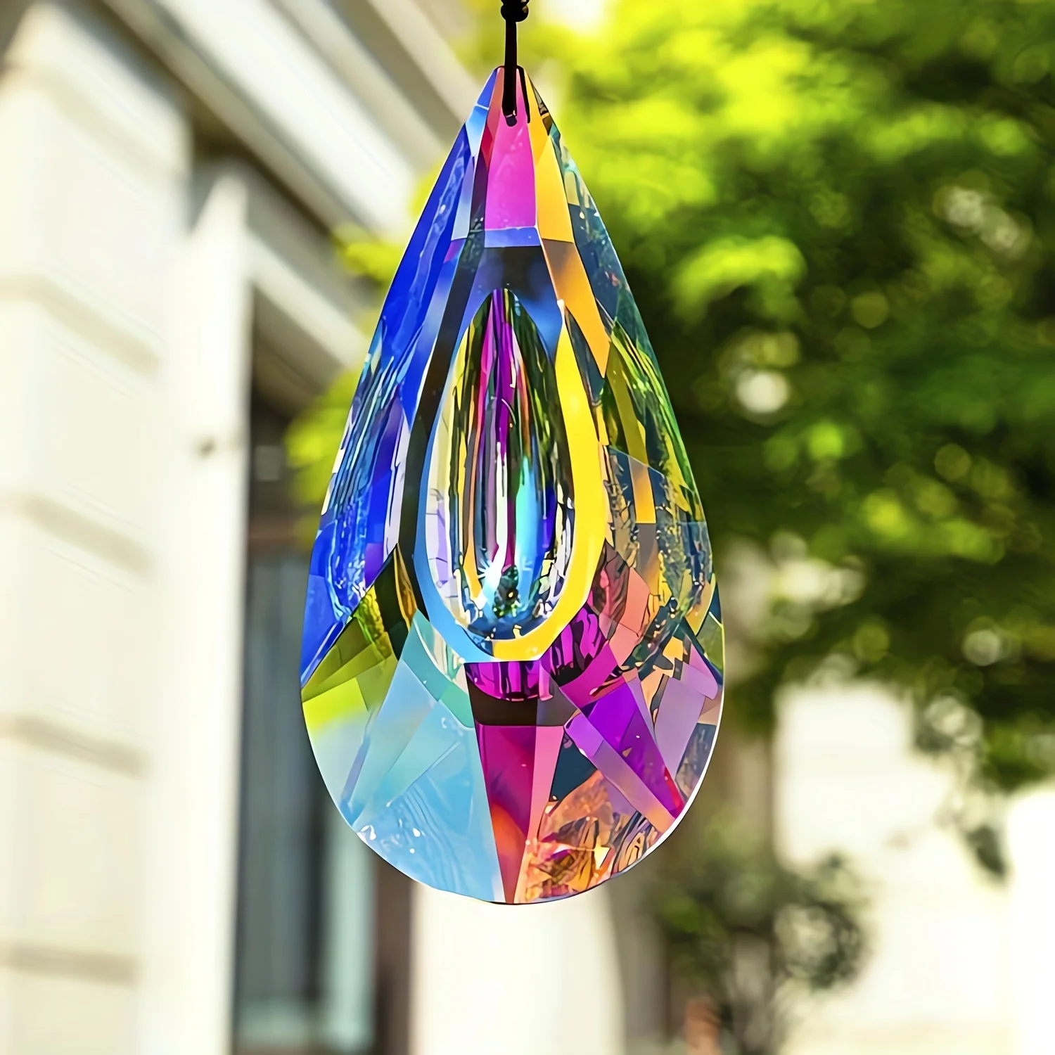 Ab-Color Wiszące kryształy Suncatcher Wiszące okno Łapacze słońca Rainbow Maker Wiszące ozdoby wiszące do wystroju ogrodu domowego