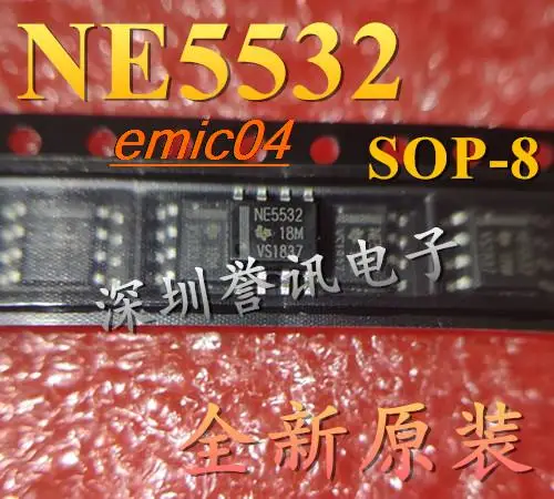 10pieces Original Stock  N5532 NE5532DR  SOP-8