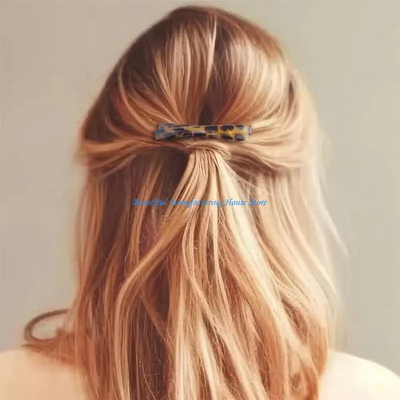 

E56A 4pack Leopards Hair Clip Stylish Hair Barrettes Unique Styles Hairpin