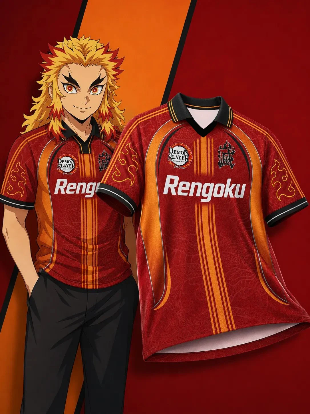camiseta-polo-de-manga-curta-com-estampa-do-anime-demon-slayer-rengoku-para-homens-estilo-y2k-oversized-ajuste-solto-top-esportivo-casual-streetwear