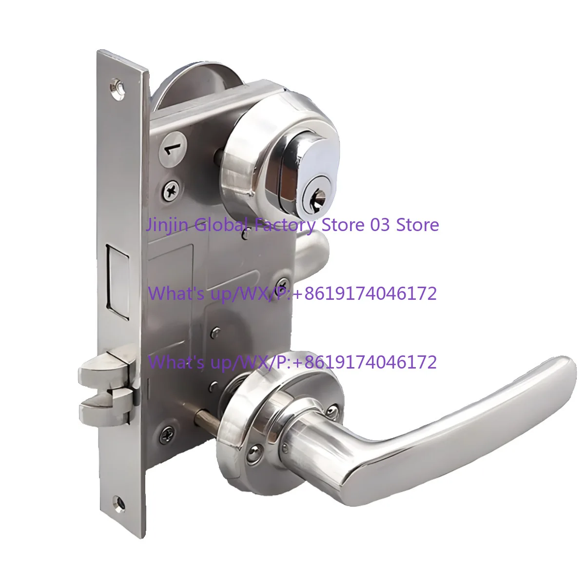 

304 stainless steel fire door lock C1 marine cabin door fire lock ship special lock
