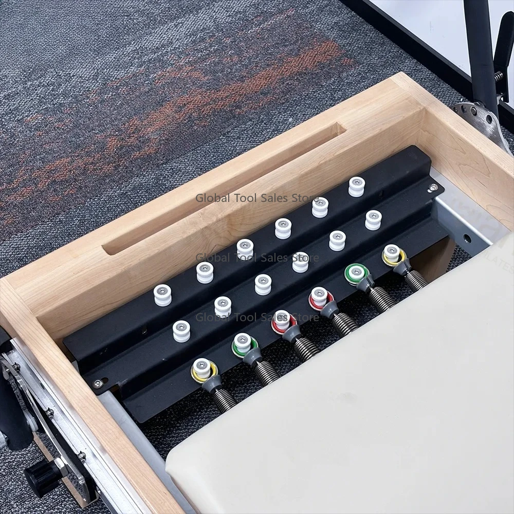 

Maple Wooden Full Track Pilates Reformer – Professional Core Fitness Equipment