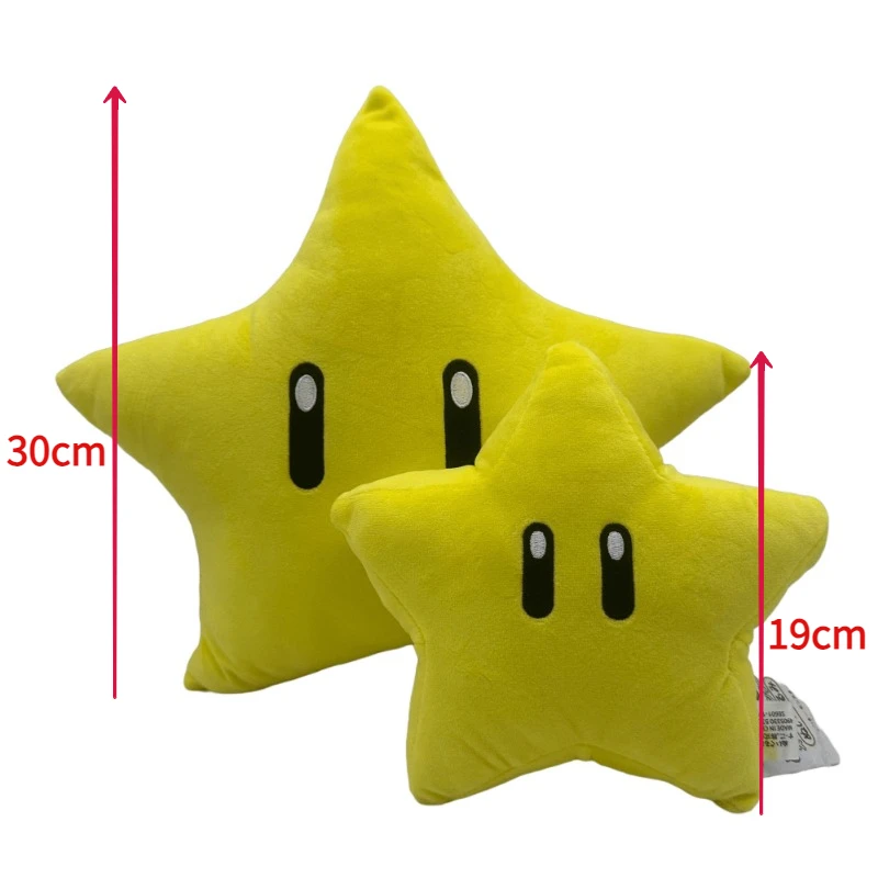 Super Marios Bros Lumalee Peluche Cuscino Anime Cosplay Bambole di pezza Cuscino del divano Decorazione Giocattoli per bambini Puntelli per