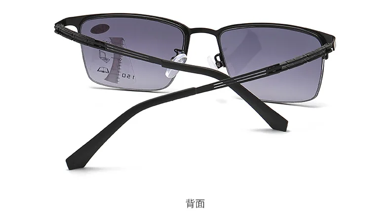 Progressive multifokale Herren-Lesebrille mit automatischem Zoom und doppeltem Verwendungszweck für beide in der Nähe und kann Sonnenbrillen + Lesebrillen herstellen – Detail 5