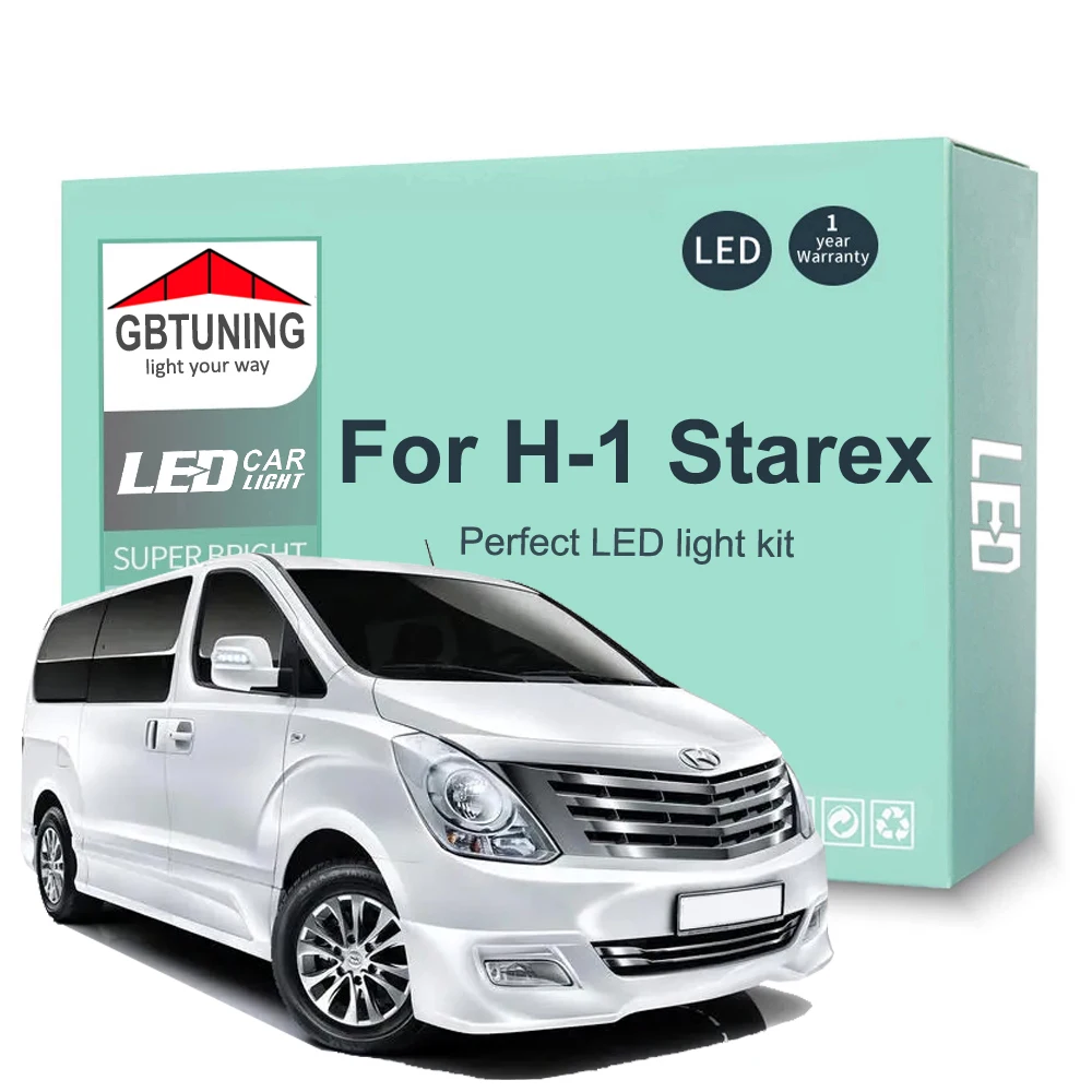 Canbus LED Interior Light Bulb Kit For Hyundai i800 H-1 Starex Grand Starex 2007-2017 2018 2019 2020 2021 2022 Car Indoor Lamp