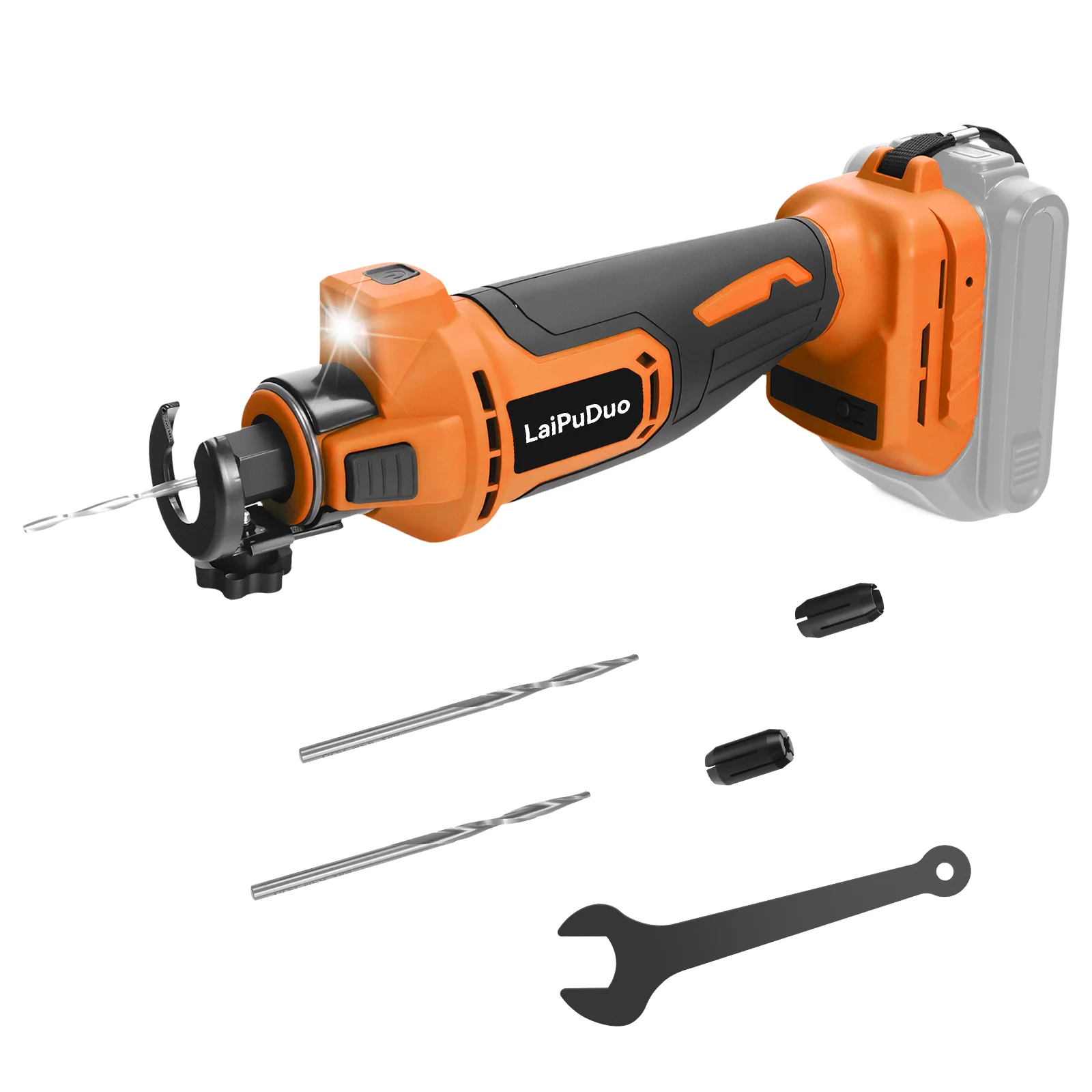 

Беспроводная бесщеточная роторная пила для вырезания отверстий в гипсокартоне, 3 скорости, компактная спиральная пила для резки дерева и гипсокартона, совместима с аккумулятором Dewalt 20V