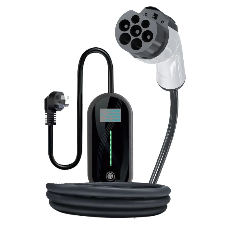 Custom HAIDIRA EV Portable Charger 16A 220V Type1 Type2 On-board Car Charging for Various Electric Vehicle