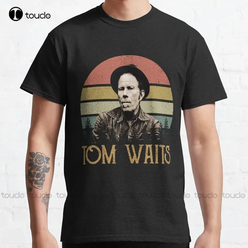 Day Gifts Tom Waits Music Icons Classic T-Shirt Sleep Shirt Custom Aldult Teen Unisex Digital Printing Tee Shirt Xs-5Xl