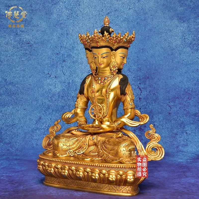 Domestic Taiwan new Buddha statue brass gilt 