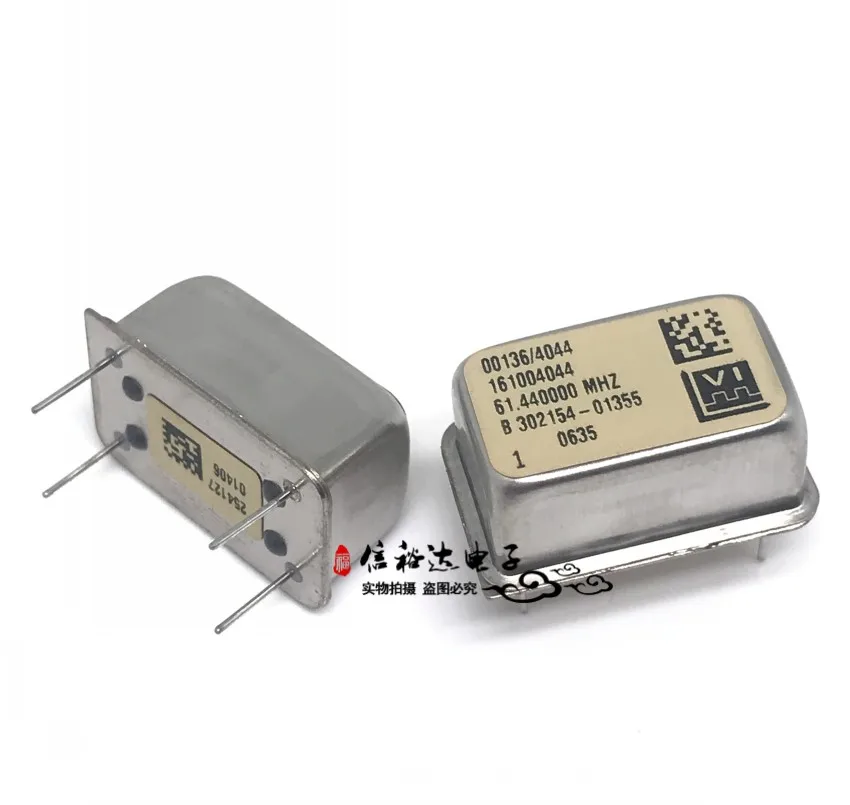 2PCS/US Imported Low Phase Noise Rectangular OCXO Constant Temperature Crystal 61.44MHZ 5V 161004044