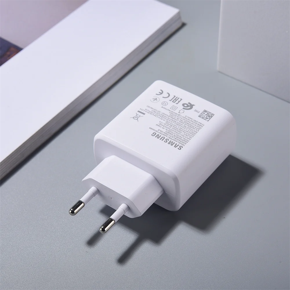 Samsung 45W PD Charger Super Fast Charging Power Chargeur EU Adapter For Galaxy S20 S24 S23 S22 S21 S25 Ultra Plus FE ZFold 7 6