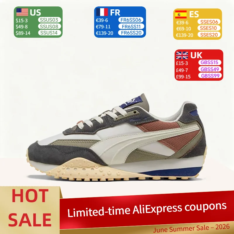 

Puma Blktop Rider Stylish,Soft,Cushioned,Snug-Fitting Low-Top Sneakers for Sports,Daily Wear,and Leisure—Unisex, White 401255-01