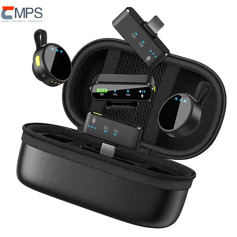New Design 3 in 1 Wireless Microphone Phone Charging Camera Microphone for Live Streaming