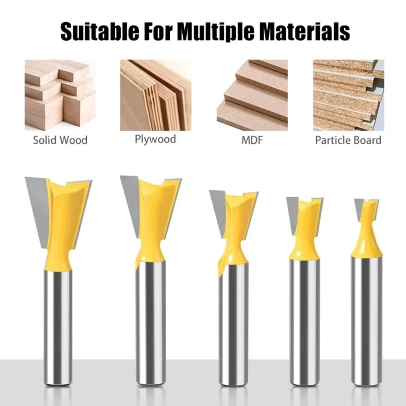 5pcs,Woodworking Tools Set - 8mm Shank Dovetail Saw, Carving Knife, Mini Dovetail Saw, Grooving Plane, and Joinery Knife