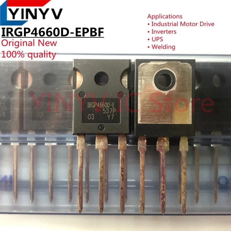 5-20PCS IRGP4660D-EPBF IRGP4660D-E IRGP4660D GP4660D-E IGBT 600V 100A TO-247 100% New original INDUSTRIAL MOTOR DRIVE, INVERTERS