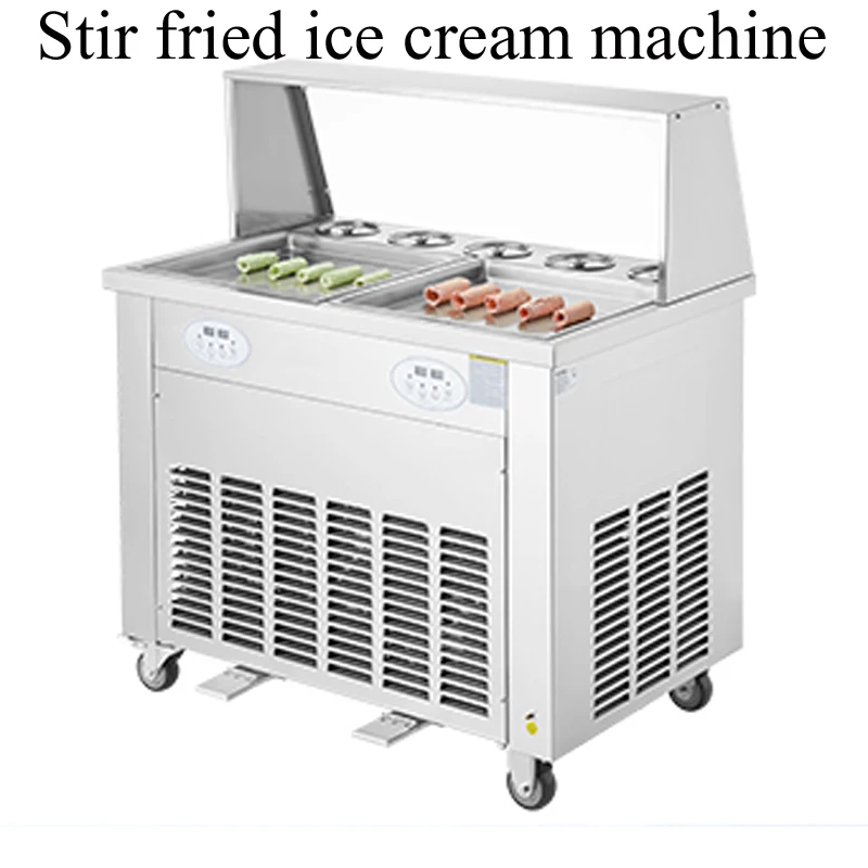 

The Lowest Of Stir Fry Ice Cream Machine One Big Square Pan Ice Cream Roll Machine