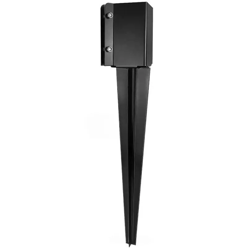 IALJ-Metal For Mailbox Deck Railing Fence Post Anchor Heavy Duty 24 Inch Ground Spike Post Stake