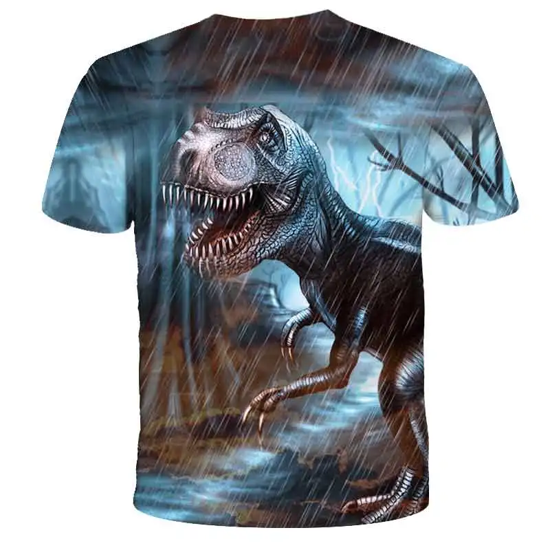 3-14 Jahre Baby Jungen Dinosaurier T-Shirt Kinderkleidung Kinderkleidung Jungen Mädchen T-Shirt Sommer Cartoon Tops Kurzarm-T-Shirts – Detail 10