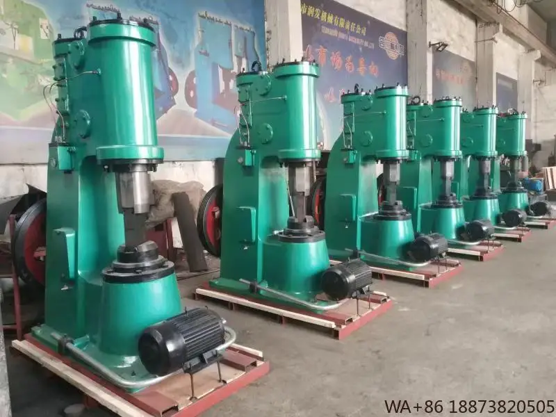 الضمان دعم 20 كجم-150 كجم مطرقة هواء عالية الطاقة آلة تزوير المعادن أداة تشكيل صناعية استخدام دائم متفوق