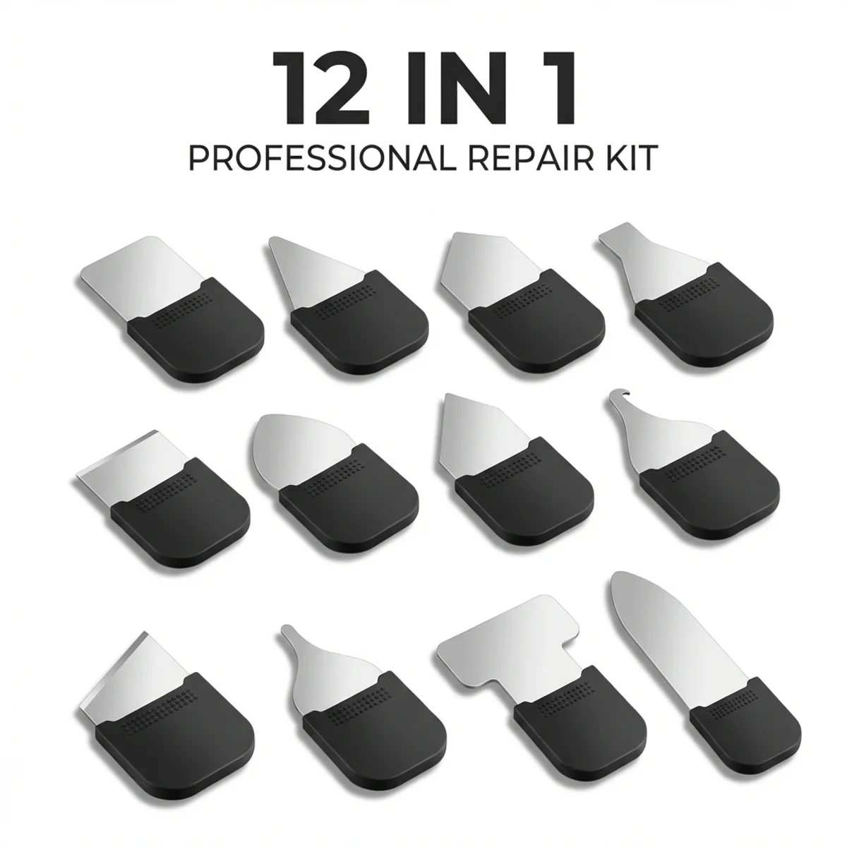 Kit de Desmontagem Solobros TE-203 12 em 1 com Lâminas Precisas para Reparo de Bateria, Tela, Tampa Traseira e Vidro Traseiro de Celulares - Ferramenta de Abertura e Alavanca